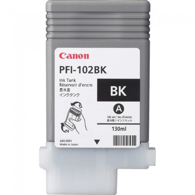 Canon PFI-102BK ink cartridge Original Black Canon PFI-102BK ink cartridge Original Black