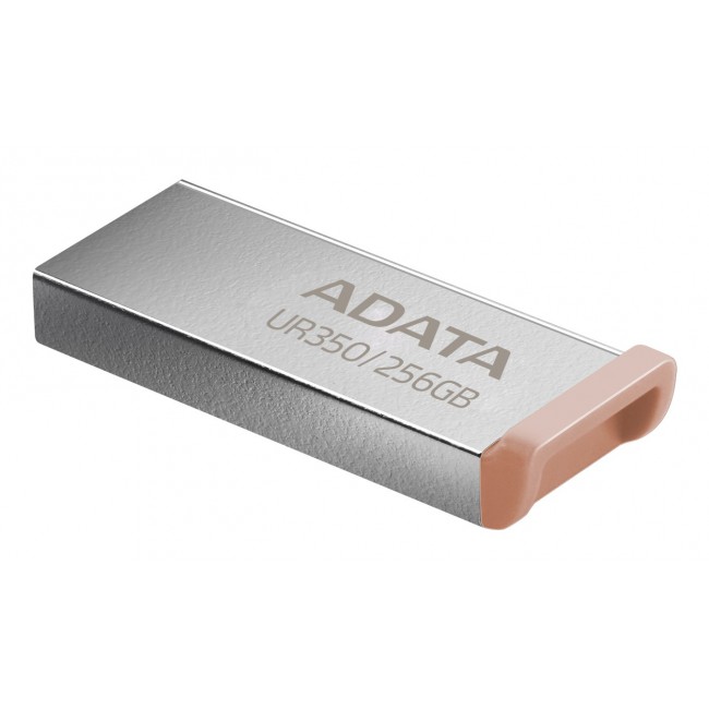 ADATA UR350 USB flash drive 256 GB USB Type-A 3.2 Gen 1 (3.1 Gen 1) Brown, Stainless steel
