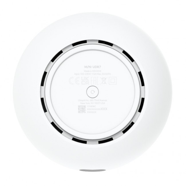 Ubiquiti Dream 7 wireless router 2.5 Gigabit Ethernet Tri-band (2.4 GHz / 5 GHz / 6 GHz) White