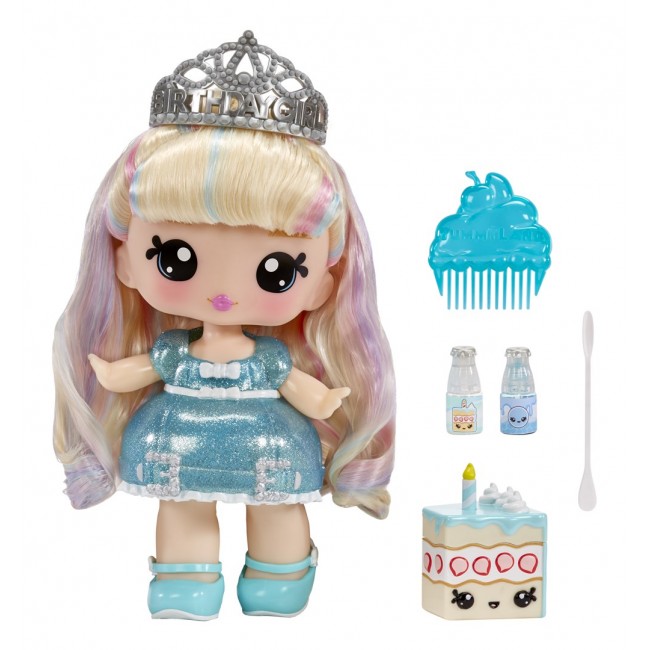MGA Entertainment Yummiland Large Doll + Lipgloss Pet - Callie Birthday Cake MGA Entertainment Yummiland Large Doll + Lipgloss Pet - Callie Birthday Cake