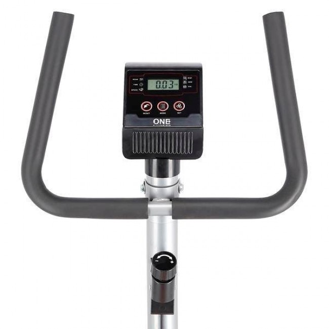One Fitness mechanical bike RW3011 silver and orange One Fitness mechanical bike RW3011 silver and orange