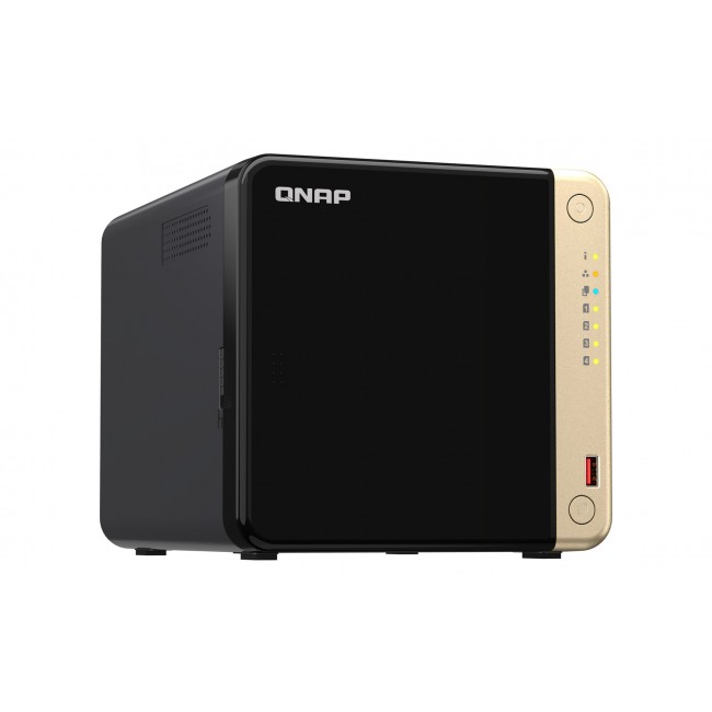QNAP TS-464 NAS Tower Intel Celeron N5095 8 GB DDR4 QNAP QTS Black QNAP TS-464 NAS Tower Intel Celeron N5095 8 GB DDR4 QNAP QTS Black