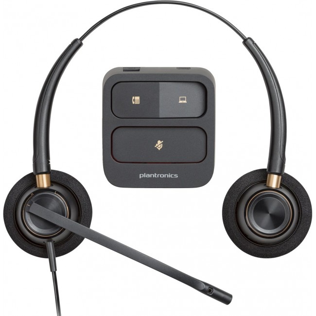 Poly EncorePro 520 Binaural Headset +Quick Disconnect Poly EncorePro 520 Binaural Headset +Quick Disconnect