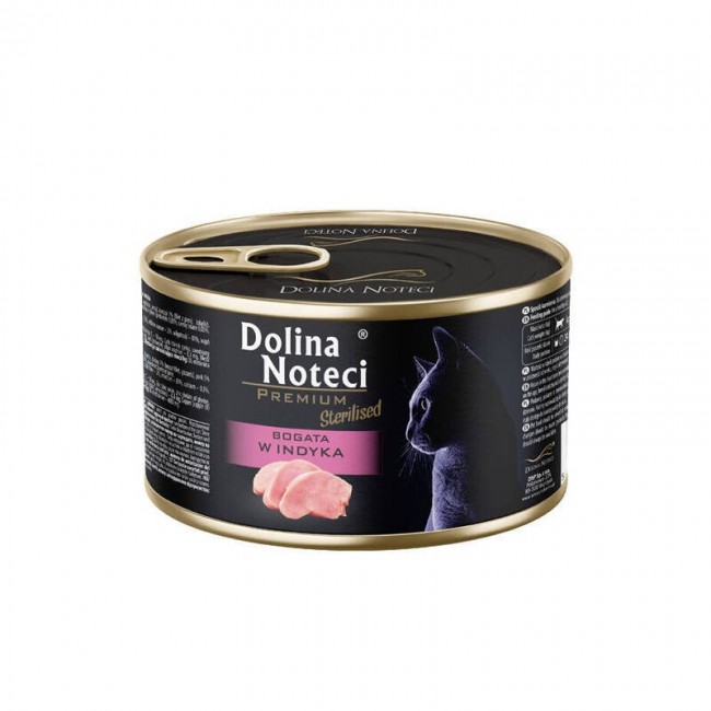 DOLINA NOTECI Premium Sterilised Rich in turkey - wet cat food - 185g