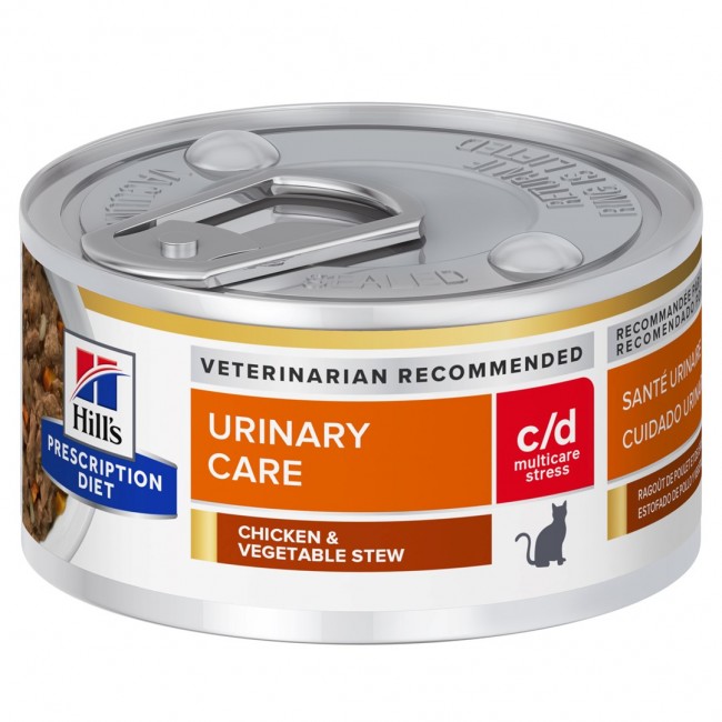 HILL'S PD Feline c/d Urinary Stress Stews - wet cat food - 82 g HILL'S PD Feline c/d Urinary Stress Stews - wet cat food - 82 g