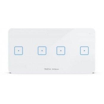 Wired four-pole switch black