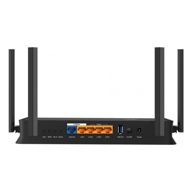 TP-Link Archer BE3600 wireless router 2.5 Gigabit Ethernet Dual-band (2.4 GHz / 5 GHz) Black TP-Link Archer BE3600 wireless router 2.5 Gigabit Ethernet Dual-band (2.4 GHz / 5 GHz) Black