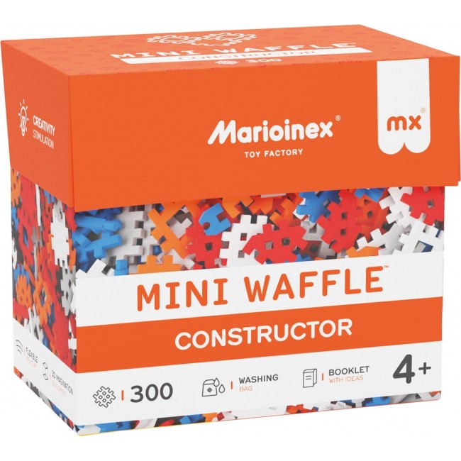 MARIOINEX Mini Waffle Building Blocks, 300 pieces