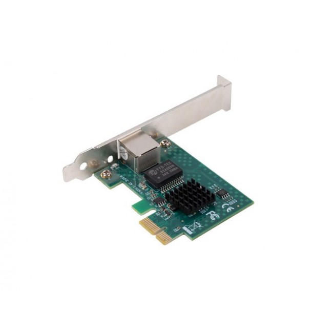 NETWORK CARD LANBERG PCI EXPRESS X1 1X RJ45 2.5GB LOW PROFILE BRACKET