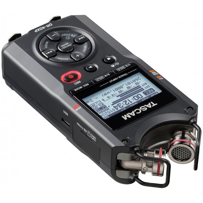 Tascam DR-40XP - portable four-track digital recorder with a USB audio interface