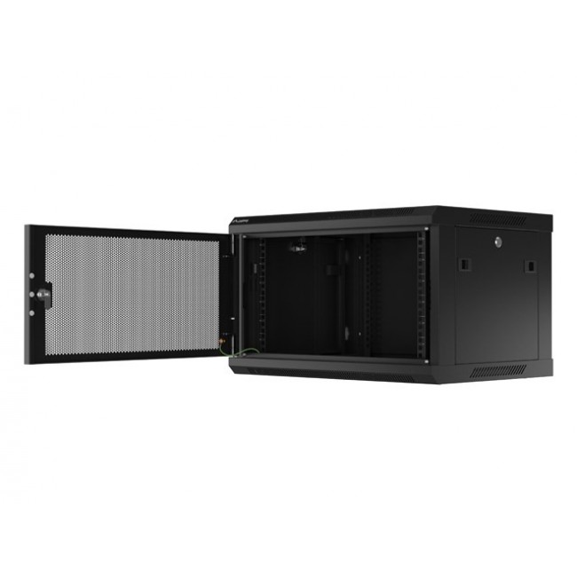 Lanberg WF01-6406-23B rack cabinet 6U Wall mounted rack Black