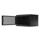 Lanberg WF01-6406-23B rack cabinet 6U Wall mounted rack Black