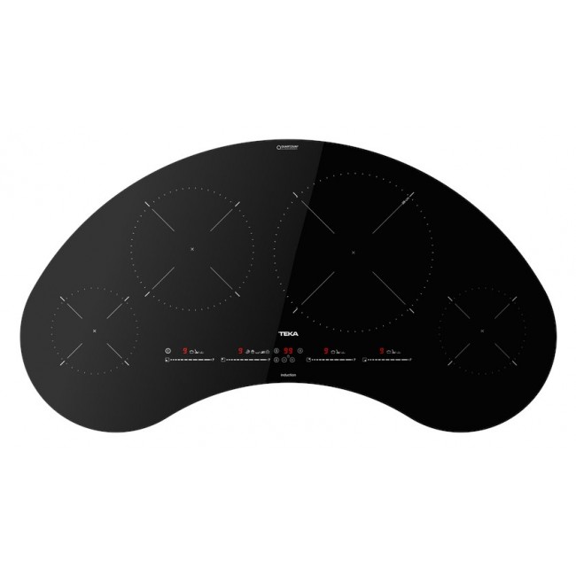 Teka IKC 94628 MST BK Black Built-in 95 cm Zone induction hob 4 zone(s)