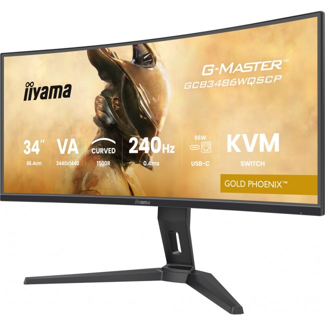iiyama G-MASTER GCB3486WQSCP-B1 computer monitor 86.4 cm (34