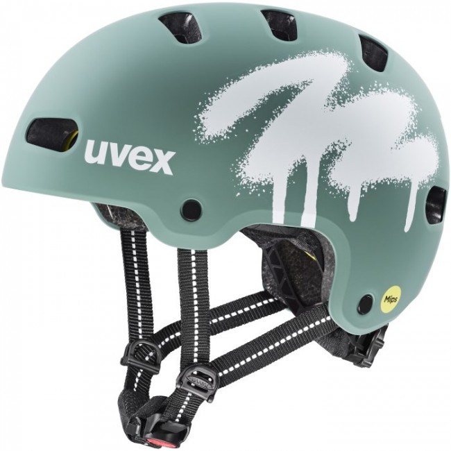 UVEX Kid 4 Style MIPS kids cycling helmet, green