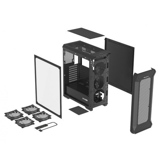 GENESIS CASE MIDI TOWER IRID 505 ARGB (USB 3.0) GENESIS CASE MIDI TOWER IRID 505 ARGB (USB 3.0)