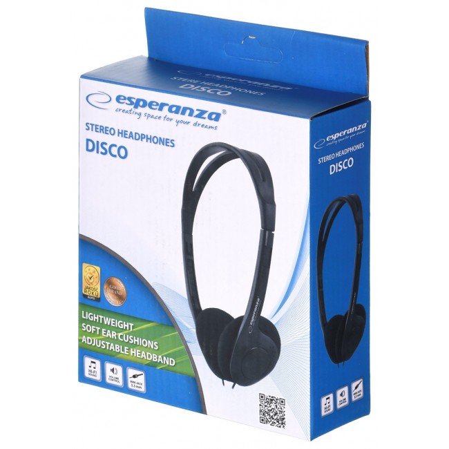 Esperanza EH119 headphones/headset Head-band Black