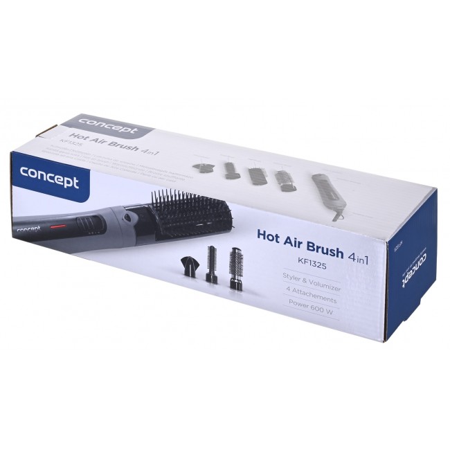 Concept KF1325 hair styling tool Curling iron Warm Grey 600 W 1.65 m Concept KF1325 hair styling tool Curling iron Warm Grey 600 W 1.65 m