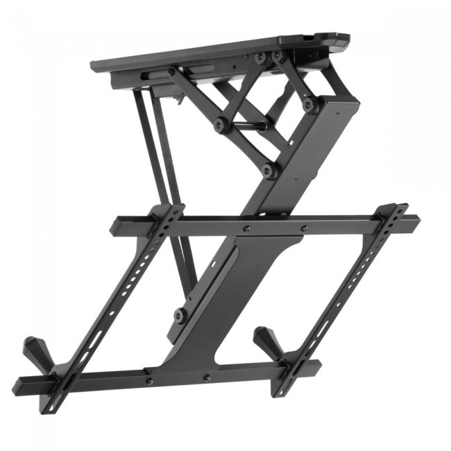 Techly Motorized Swivel Ceiling TV Mount Smart Home Integration for TVs from 32-70