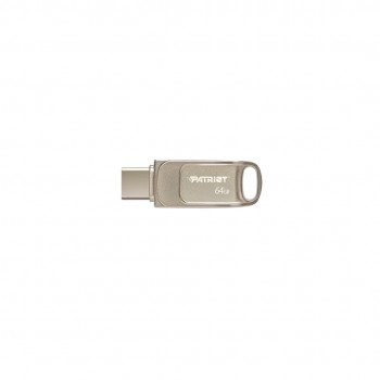 Patriot Memory Tab T560 64GB USB flash drive Dual USB 120MB/s (PS64GT560DS5D) Silver
