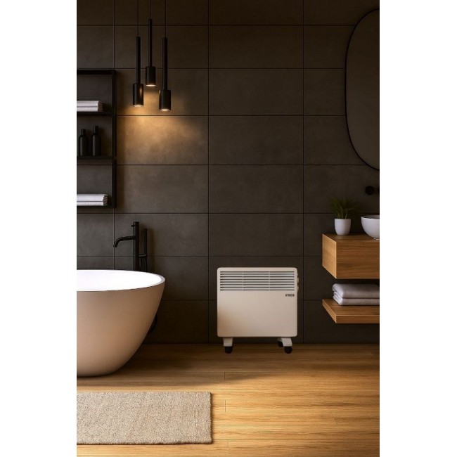 N'OVEEN 1000W electric portable wall-mounted convector heater with thermostat CH3350