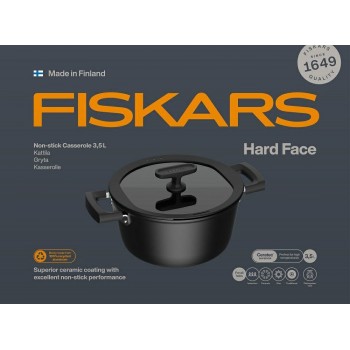 Pot 3.5L non-stick coating with lid Hard Face