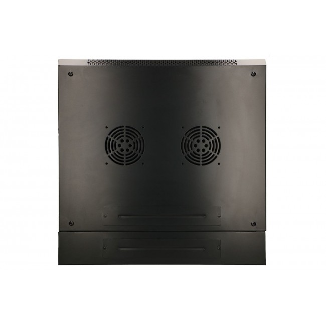 Extralink Rackmount cabinet 12U 600x600 AZH Black wall mounted, swing type