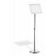 Durable 479823 sign holder/information stand A4 Aluminium, Plastic, Steel Silver