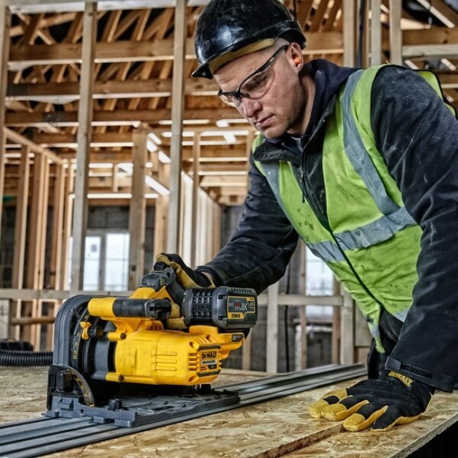 DEWALT DCS520T2 portable circular saw 54V 2x XR FLEXVOLT 6Ah TSTAK Black, Yellow