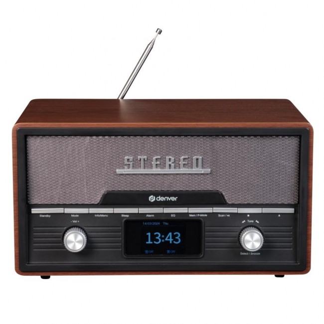 Denver MDA-525DW Personal CD player Wood Denver MDA-525DW Personal CD player Wood
