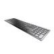 CHERRY KW 9100 SLIM keyboard Universal RF Wireless + Bluetooth QWERTZ German Black