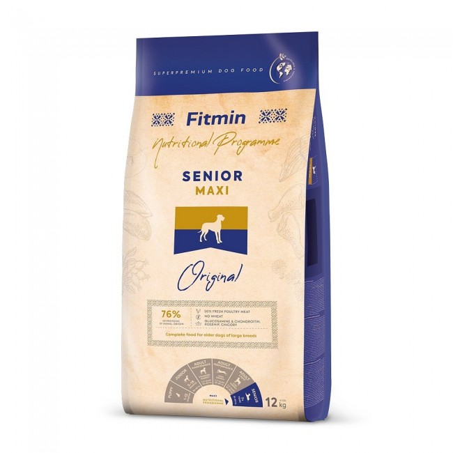 FITMIN Dog Maxi Senior - dry dog food - 12 kg