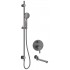 Concealed shower set with bath spout