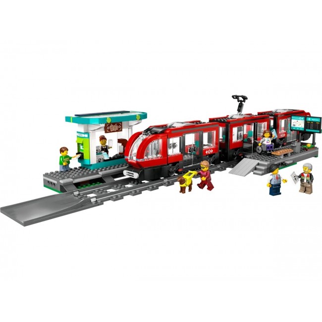 LEGO CITY 60423 Downtown Streetcar and Station LEGO CITY 60423 Downtown Streetcar and Station