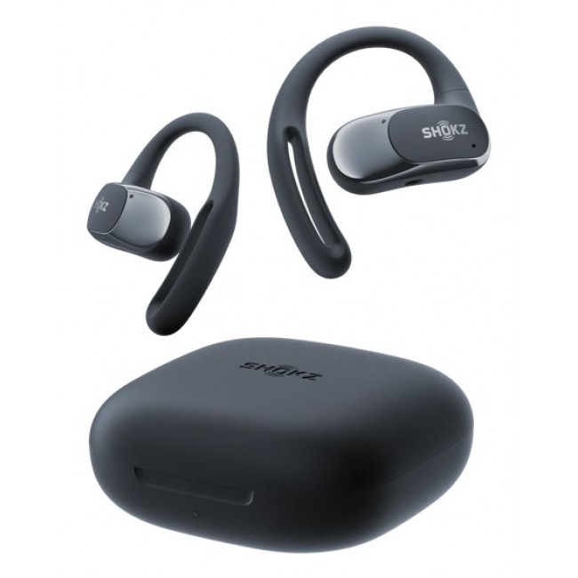 SHOKZ OpenFit Air Headset Wireless Ear-hook Calls/Music/Sport/Everyday Bluetooth Black