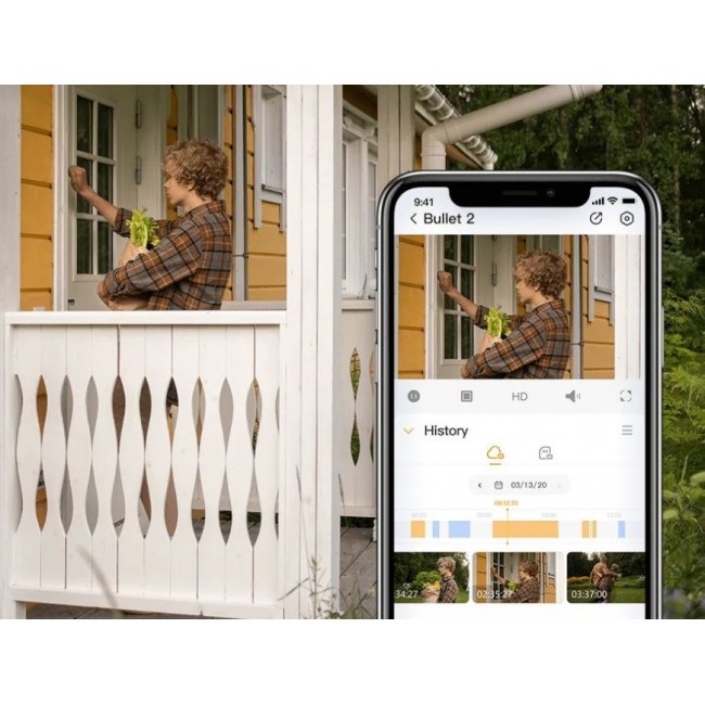 Imou Lauko WiFi kamera Bullet 2E 5MP IP security camera Indoor & outdoor 2304 x 1296 pixels Ceiling/wall