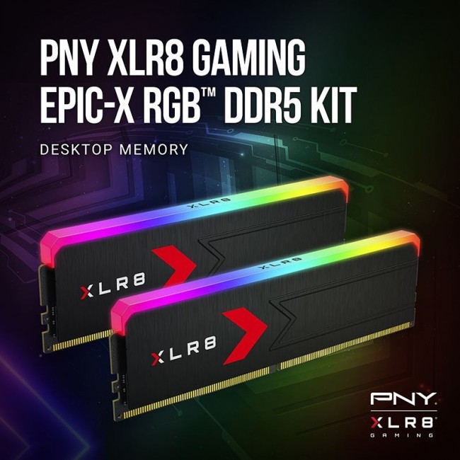 PNY MD32GK2D5600036XRGB memory module 32 GB 2 x 16 GB DDR5 288-pin DIMM