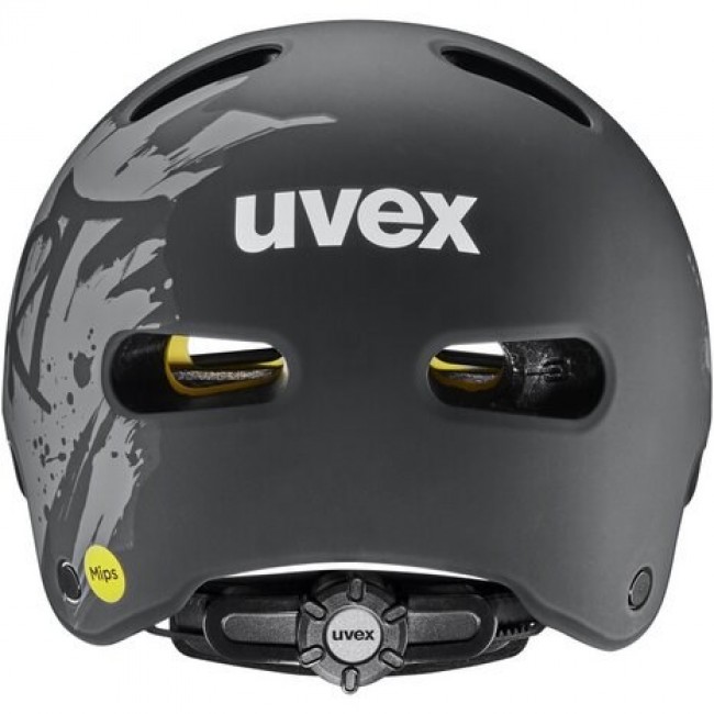 UVEX Kid 4 Style MIPS kids cycling helmet, dirt black matt