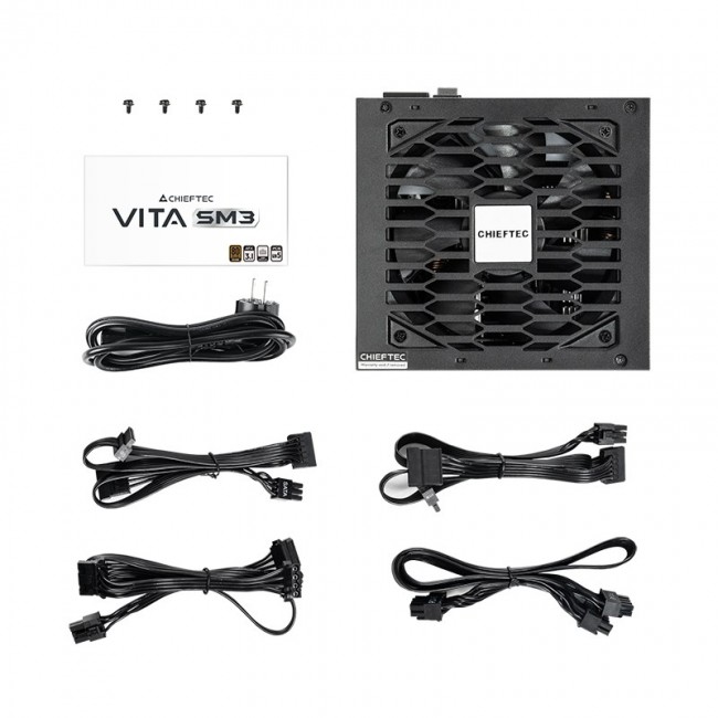 Chieftec Vita BPX-650-C power supply unit 650 W 20+4 pin ATX ATX Black