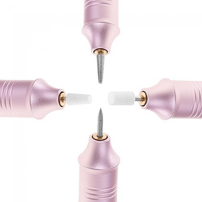 Adler AD 2181 Nail milling machine - 11-in-1 set Pink