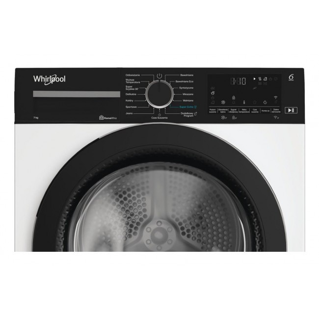 Whirlpool WSD 74 WBB PL tumble dryer Freestanding Front-load 7 kg White