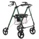 Rehabilitation support with seat and bag for seniors Green