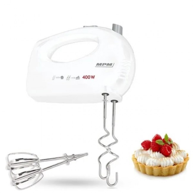 MPM MMR-25 hand mixer white MPM MMR-25 hand mixer white