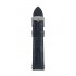 Leather strap Zeppelin navy blue 22 mm