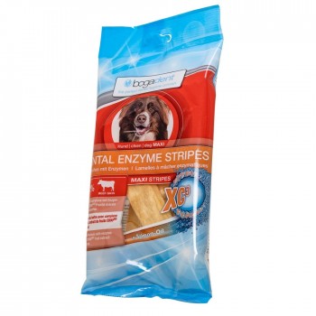 BOGAR Bogadent Dental enzyme stripes Maxi Beef - dog treat - 100g