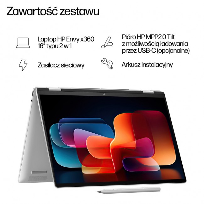 HP ENVY x360 16-ac0013dx Intel Core Ultra 5 125U Hybrid (2-in-1) 40.6 cm (16 HP ENVY x360 16-ac0013dx Intel Core Ultra 5 125U Hybrid (2-in-1) 40.6 cm (16