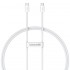 Baseus Superior USB C to USB C data cable 1 m 30 W White