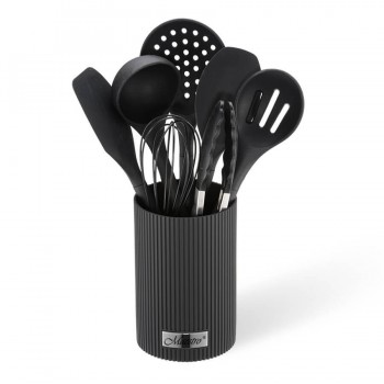 Kitchen utensils MAESTRO MR-1542-BLACK 8 elements Black