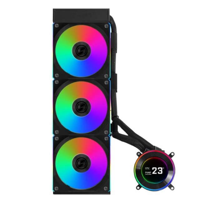 Lian Li GA II Hydroshift II LCD-C 360CL Processor All-in-one liquid cooler 12 cm Black 1 pc(s) Lian Li GA II Hydroshift II LCD-C 360CL Processor All-in-one liquid cooler 12 cm Black 1 pc(s)