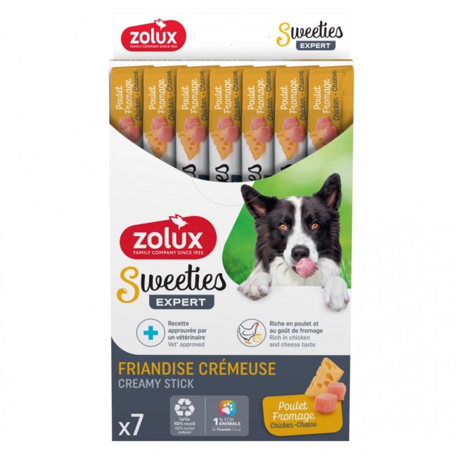 ZOLUX Sweeties with chicken and cheese - dog treat - 7x14g ZOLUX Sweeties with chicken and cheese - dog treat - 7x14g